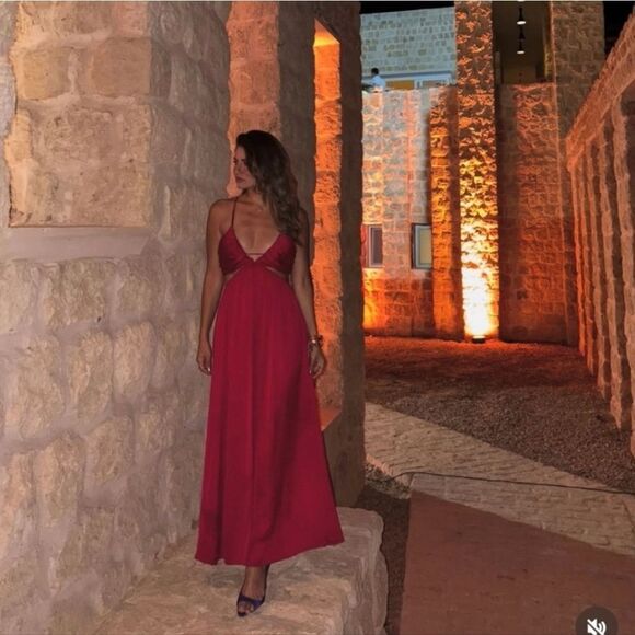 NWTβZARA CREASED-EFFECT CUT-OUTβDRESS - Picture 10 of 16